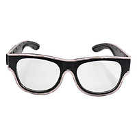 YJ012 LED Glasses 10 Colors Optional Light Up EL Wire Glasses USB Charge Twinkle Glowing Party Club Holiday Bar