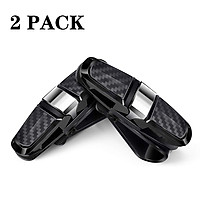 2PCS ABS Sun Visor Clip Sunglasses Holder for Car Sun Visor Car Sunglasses Clip Glasses Hanger Mount