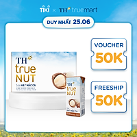 Thùng 48 hộp sữa hạt mắc ca TH True Nut 180ml (180ml x 48)