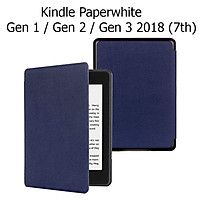 Bao Da Cover Cho Máy Đọc Sách Kindle Paperwhite Gen 1 / Gen 2 / Gen 3 2018 (7th) Vân Da
