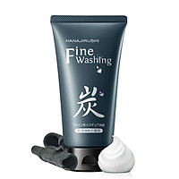 Sữa Rửa Mặt Sạch Sâu Với Chiết Xuất Than Hoạt Tính HANAJIRUSHI (120gr)