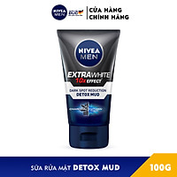 Sữa Rửa Mặt NIVEA MEN Detox Mud Bùn Khoáng Giúp Sáng Da & Mờ Thâm Mụn (100G) - 81775