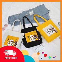 Túi Vải Bố Tiện Dụng, Thời Trang, Xinh Xắn Đi Học Đi Chơi