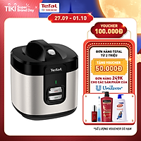 Nồi cơm cơ điện Tefal RK364A68 - 2.0L, 700W - Lòng nồi 4 lớp, dày 2mm - Giữ nhiệt 12 tiếng - Hàng chính hãng