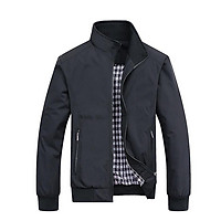 PEILOW Plus Size 5XL Jacket Coat Hot Sale Spring Autumn Men's Solid Fashion Jacket Male Casual Slim Fit Mandarin Collar Jacket