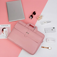 Túi Chống Sốc Cho Máy Tính, Macbook, Surface Xách Tay Cao Cấp Thông Minh - Cặp Xách Đựng Laptop 13 Đến 15 Inch Có Quai Xách - BG003