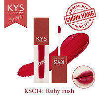 Son Kem Lì Đỏ Nhung Chocolate Không Chì KYS Crush 3.5g