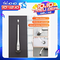 Cây Lau Nhà Điện Không Dây Đa Năng Với 3 Đầu Chổi Sạc USB Xiaomi Mijia Cl99