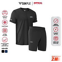 Bộ Quần Áo Thể Thao Nam TSIMPLE tập gym vải thun lạnh thoáng mát thấm hút mồ hôi co giãn chuẩn form MSSBHP1