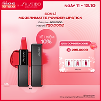 Son Lì Kết Cấu Bột Phấn Shiseido Modernmatte Powder Lipstick (4g)