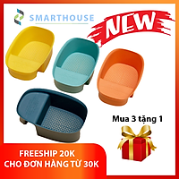 Khay treo bồn rửa bát có lưới lọc rác đa năng, tiện dụng