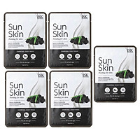 5 Mặt Nạ Than Hoạt Tính Ngừa Mụn, Trắng Da ISK Hàn quốc Cao cấp 23ml/gói- Hàng Chính Hãng
