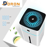 Máy Tạo Độ Ẩm Không Khí Doron - Máy Phun Sương, Máy Xông Tinh Dầu - Có Led Đổi Màu - Hàng Chính Hãng