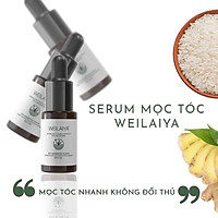 Serum huyết thanh Weilaiya Ginger Hair Root Nourishing Essence kích thích mọc tóc (5ml x 8 lọ)