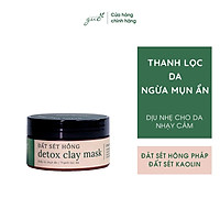 Mặt Nạ Thải Độc Đất Sét Hồng Pháp Ngừa Mụn GUO - Detox Clay Mask 100gr