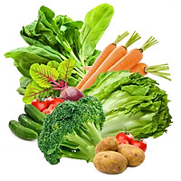 Combo 7-8kg - Rau củ quả tươi sạch, rau xanh Đà Lạt