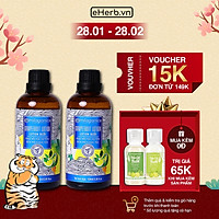 Combo 2 Lotion Bưởi Phục Hồi Tóc Hư Tổn Milaganics (100ml/Chai)
