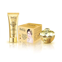 Bộ 1 Kem Nám Trắng Da Tàn Nhang Đồi Mồi 25g & Sữa Rửa Mặt