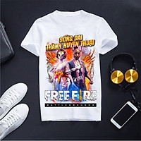 Áo Thun Màu Trắng Free Fire Thẻ Vô Cực Mùa 1 Cực Chất Cổ Tròn Màu Trắng Chất Liệu Mềm Mịn Đủ Size Dành Cho Cả Nam Và Nữ
