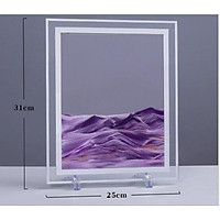 Tranh cát chảy 3D tạo hình nghệ thuật. Trang trí decor bàn làm việc CỠ LỚN
