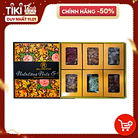 Hộp Quà Sức Khỏe: 6 Loại Hạt Dinh Dưỡng & Trái Cây Sấy Real Food Store
