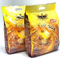 Combo 2 Túi Cà Phê Sữa King Cofffee (50 gói x 24g)