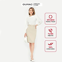 Áo sơ mi nữ thiết kế cổ thuyền kết hợp xếp ly nhún ở đỉnh vai GUMAC AB592