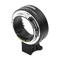 Khớp Nối Ống Kính Máy Ảnh Tự Động Lấy Nét Điện Tử Commlite cm-Ef-Eos R Có Thể Điều Chỉnh Khẩu Độ Cho Máy Ảnh Canon Lens EF/EF-S, Canon Eos R Rf-Mount Full Frame Đen