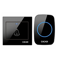 Chuông cửa không dây Cacazi, thông minh chống nước khoảng cách sử dụng trong 300M