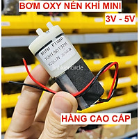 Máy bơm khí bơm oxy nén khí mini 3V - 5V sử dụng trong máy hút sữa, sục oxy bể cá, máy đo huyết áp, thiết bị y tế - LK0373