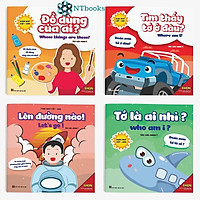 Sách Ehon - Combo 4 cuốn "Tớ là ai nhỉ?" - Dành cho trẻ từ 0 - 3 tuổi