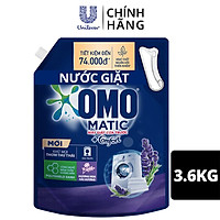 TúI Nước Giặt Omo Matic Comfort Cho Máy Giặt Cửa Trước Hương Lavender Khử Mùi Thư Thái 3.6Kg