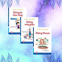 Bộ sách 50 Quy tắc vàng - Kỹ năng giữ bình tĩnh giúp bạn luôn vững vàng tâm lý ( Trọn bộ 3 cuốn) – Không bị thao túng, Không stress, Không nóng giận