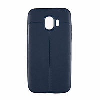 Ốp Lưng Samsung J2 Pro Ốp Vân Da Auto - Xanh (NK)