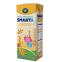 Thùng sữa công thức pha sẵn Nutricare Smarta Grow (180ml x 48 hộp)- hỗ trợ tăng chiều cao, phát triển não bộ