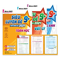 Combo 3 Cuốn: Khối A1 Mega 2021 - Siêu Luyện Đề 9 + THPT Quốc Gia Toán Lý Anh
