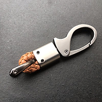 Metal Key Chain Car Key Holders PU Rope Horseshoe Buckle Hook Automotive Supplies