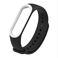 Dây đeo thay thế cho Xiaomi Miband 3 và 4 MB02 viền mầu (Hàng nhập khẩu)