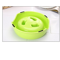 Bát Ăn Chống Nghẹn Chống Sặc Chống Ăn Nhanh Cho Thú Cưng M: R=18cm - Cao: 6cm