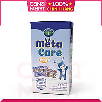 Thùng sữa nước Nutricare Metacare ECO - phát triển toàn diện cho trẻ từ 1 tuổi (110ml x 48 hộp)