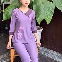 Đồ Lam Đi Chùa # Mẫu Tim Nơ # Đồ Bộ Nữ # Quần Áo Nữ