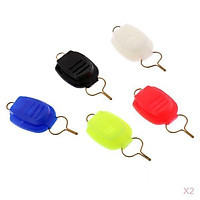 10Pc Fishing Line Holders Steel Wire Buckle Line Stoppers Keeper