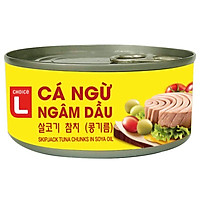 Cá Ngừ Ngâm Dầu Choice L Hộp 160G