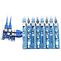 Card chuyển đổi PCI-E X1 sang PCI-E X16 với 4 cổng USB 3.0