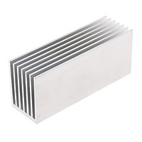 Aluminum M.2 NVMe SSD Heat Sink Cooling Fin with Thermal Pad Silver