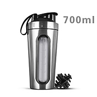 700M/28OZ Thép Không Gỉ Lọ Đựng Với Dụng Cụ Đánh Bóng Whey Protein Nước Chống Rò Rỉ Tập Gym Phối Thể Thao bình Lắc Với Chiến Thắng