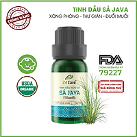 Tinh dầu Sả Java 24Care - thơm phòng, đuổi muỗi, đuổi côn trùng, nguồn gốc thiên nhiên