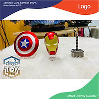 Mô hình bộ 3 Búa Thor Mũ Iron Man Khiên Captain mini Avengers 5.0