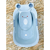 Chậu tắm ếch cao cấp kèm kệ đỡ cho bé sơ sinh(Chậu tắm cho bé)