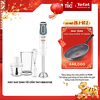 Máy xay sinh tố cầm tay Tefal HB643138 - Trắng, 800W - Hàng chính hãng